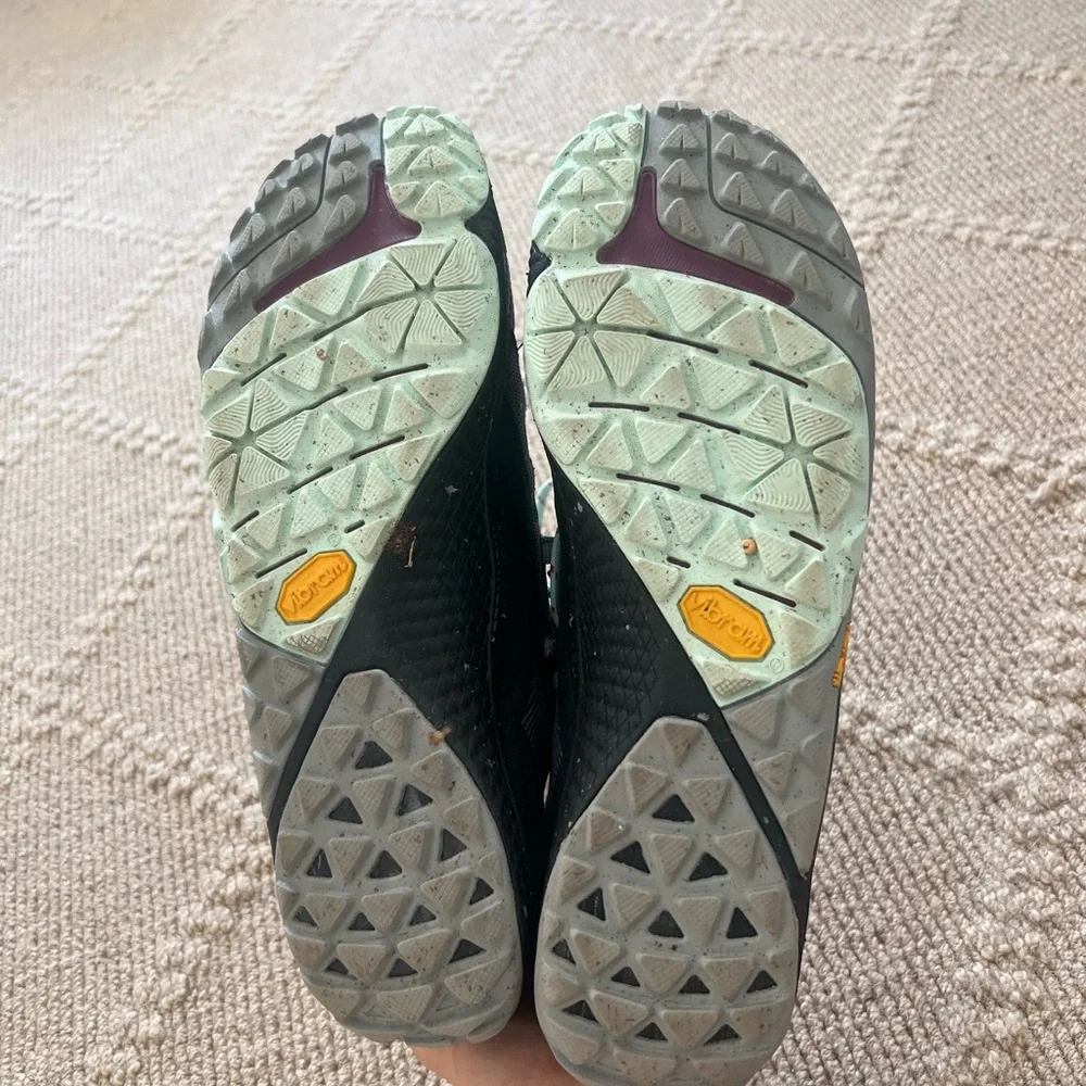 Women's Athletic Shoes - Black and Purple